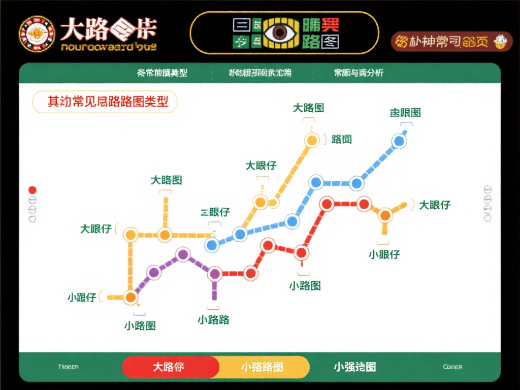 常见的路图类型
通常，博彩公司会提供数种常见路图