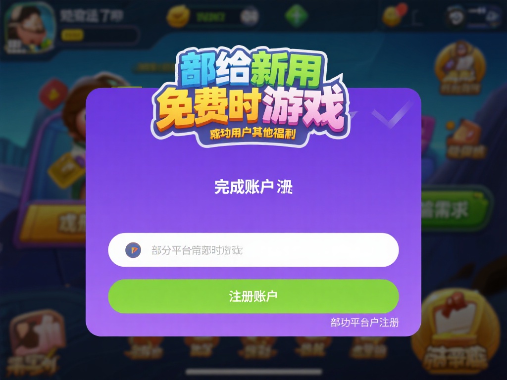 完成账户注册：成功安装后，请及时进入游戏应用，点击