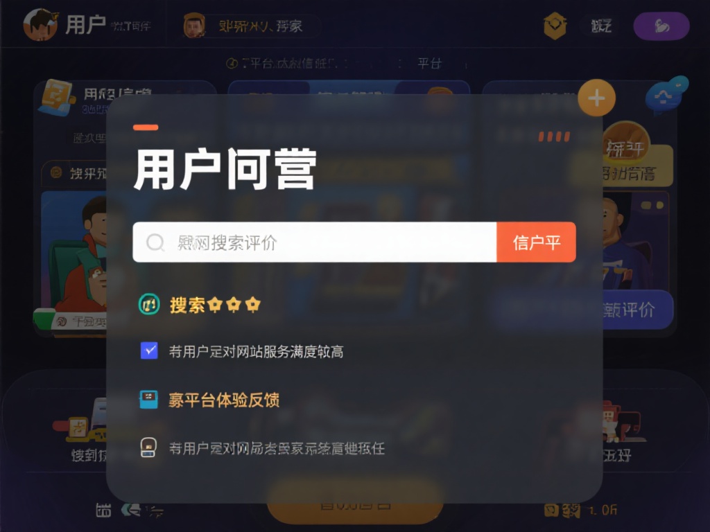用户口碑：可以通过搜索评价，了解其他玩家对该平台的