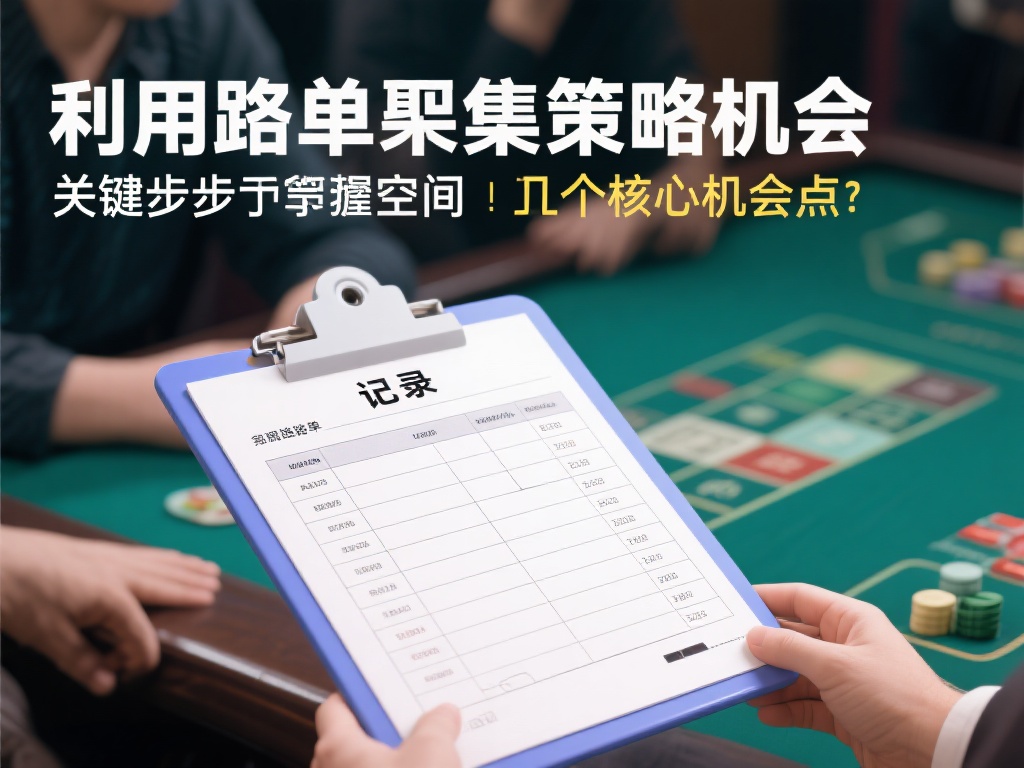 利用路单捕捉策略机会：关键步如何掌握？
很多新手