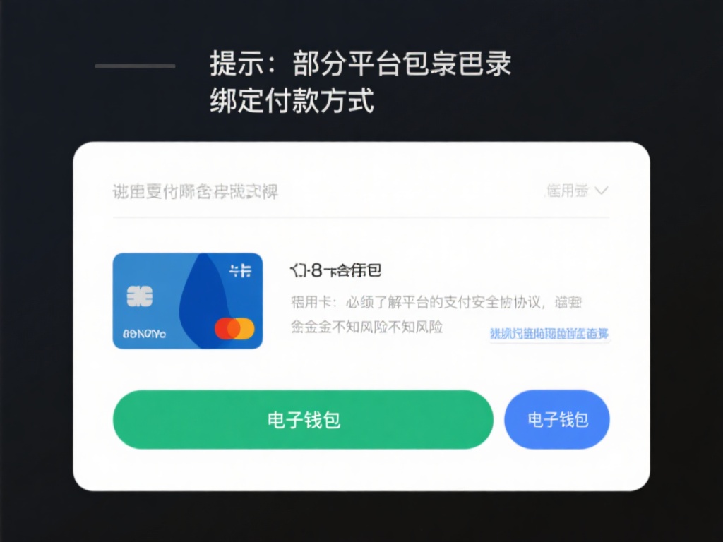 提示：部分平台可能会要求绑定付款方式，比如信用卡或