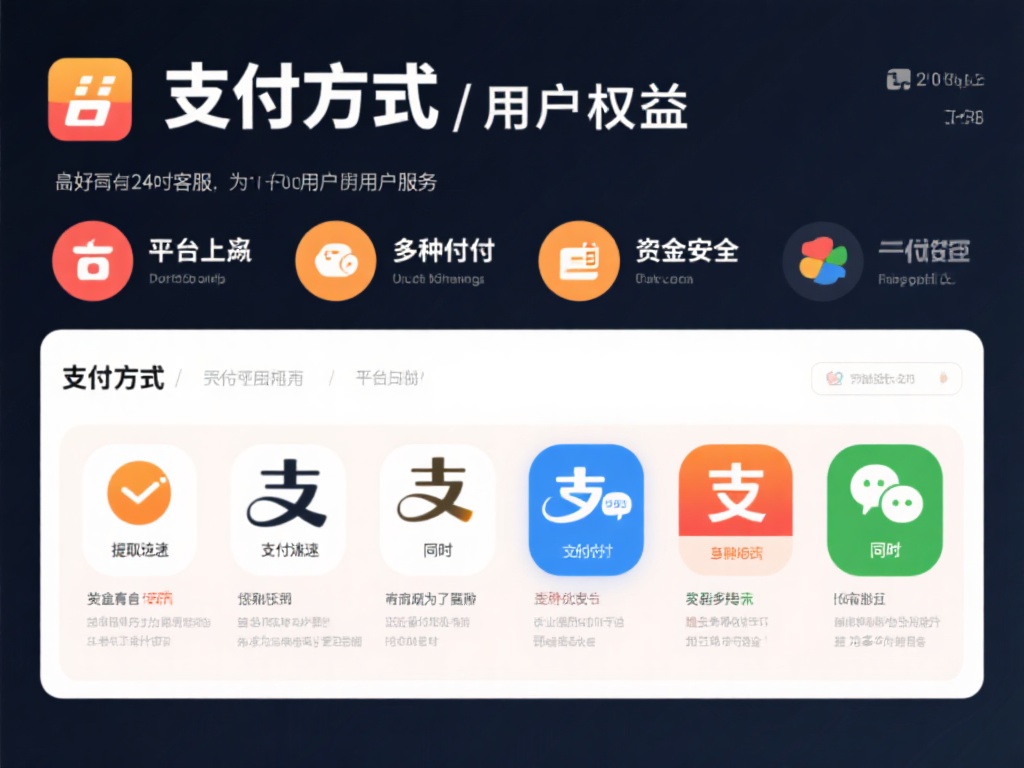 支付方式与用户权益
一个好的平台应支持多种支付方