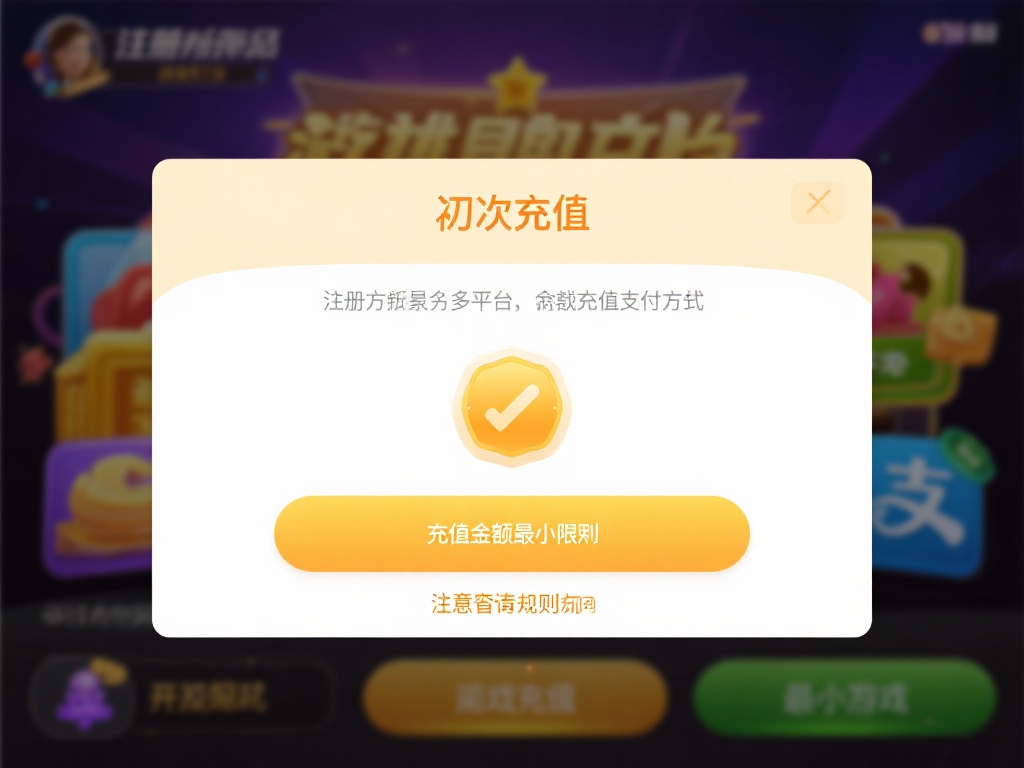 初次充值
注册完成后，大多数平台会要求初次充值以