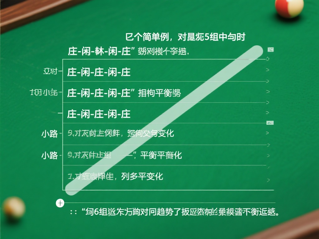 举个简单的例子：假设前五局中，“庄-闲-庄-闲-庄