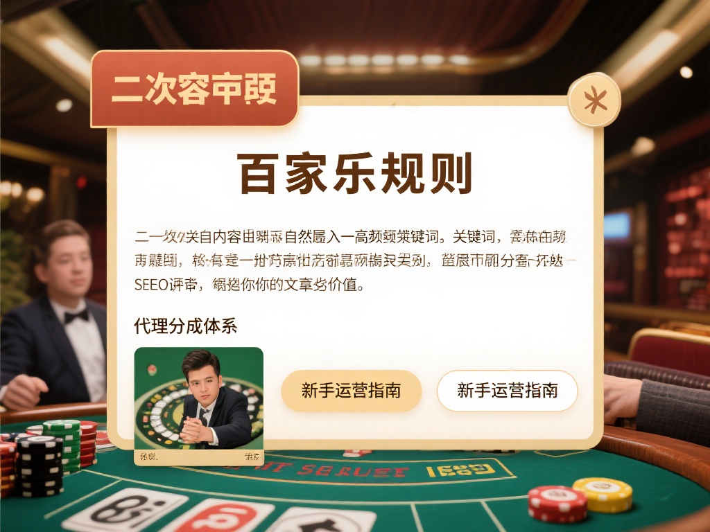 此外，内容中应自然融入一些高频关键词，如“百家乐规