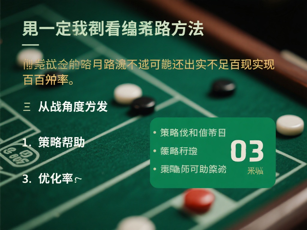 全面揭秘：实操宝典之百家乐看路技巧与胜率提升秘诀