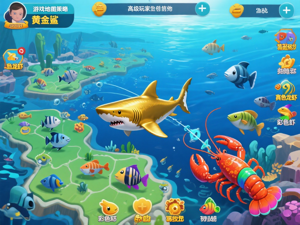 利用游戏地图策略：捕鱼游戏制造了模拟海洋的场景，每