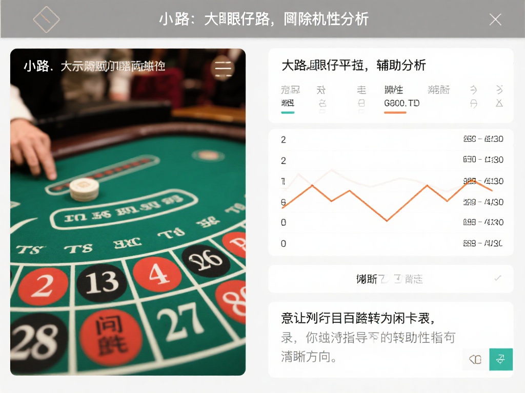 全面解读百家乐路法技巧,倍增胜率实战指南 小路与大眼仔路:排除随机性干扰
小路和大眼仔路常