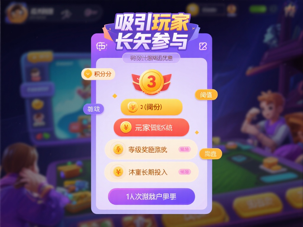 3.&nbsp;吸引玩家长久参与：
积分系统的设计旨在留住