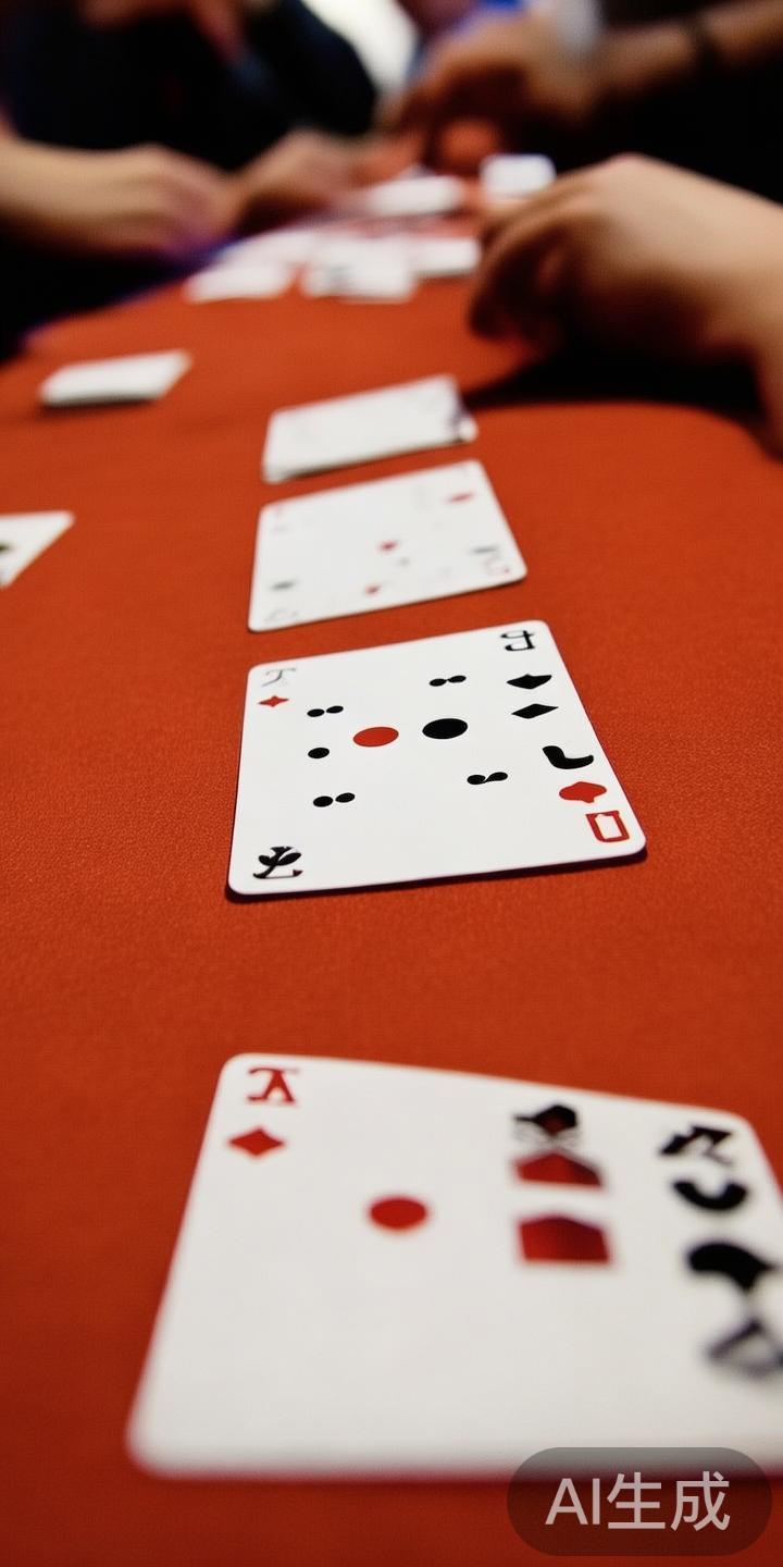 在百家乐中，点数是判断胜负的关键。1到9的牌面值即